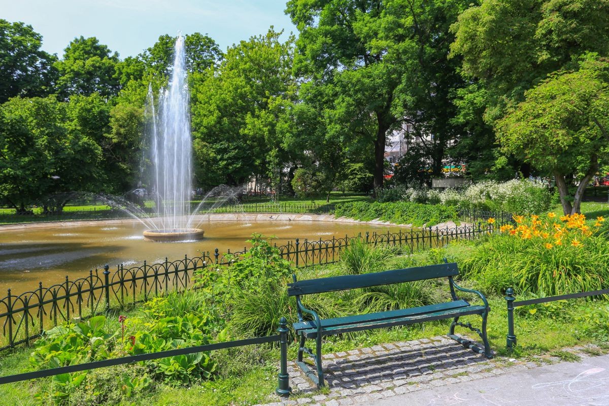 Planty fontanna w Krakowie