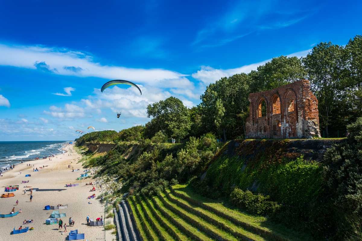 Najpiękniejsze plaże w Polsce - Plaża w Trzęsaczu