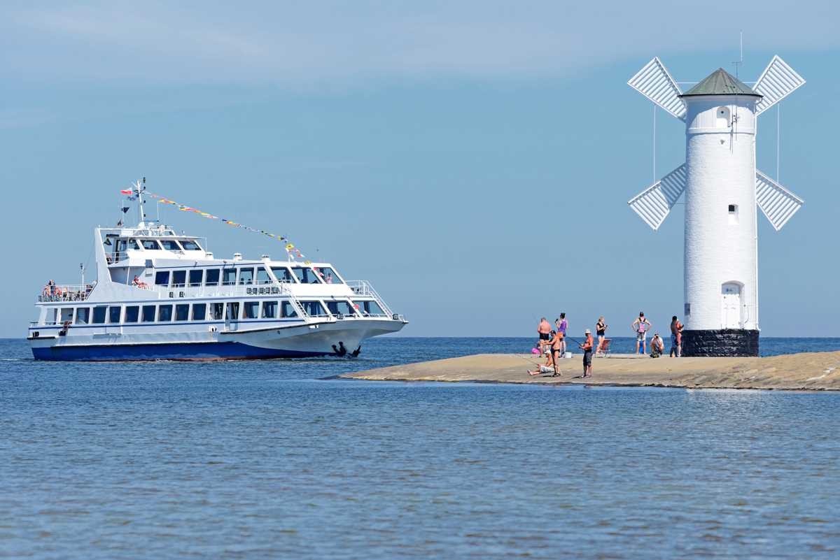 Ładna plaża w Świnoujściu