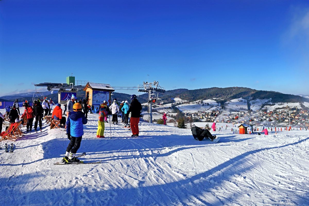Stok narciarski w Tyliczu